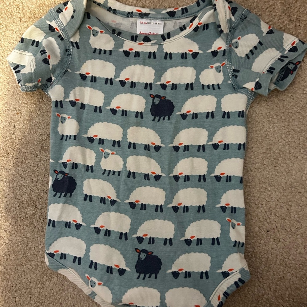 Hanna Andersson sheep onesie